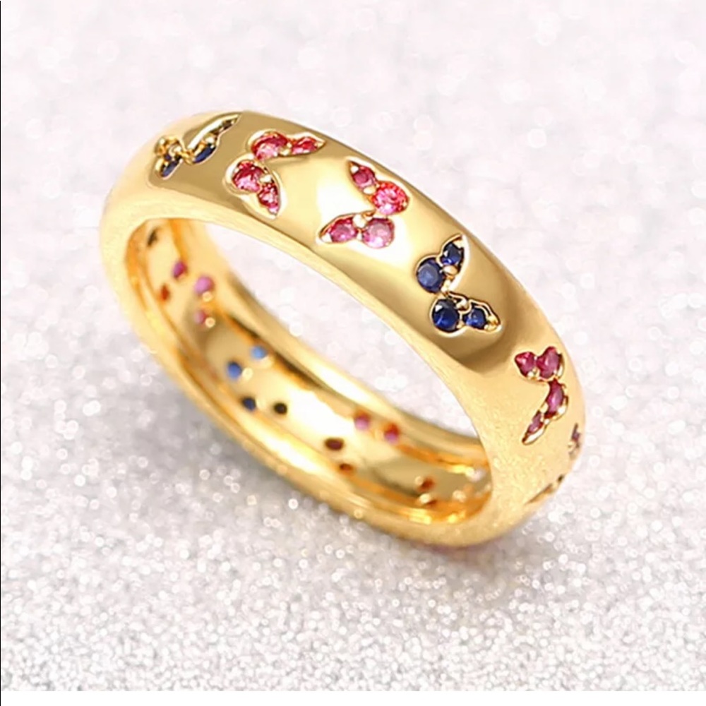 🦋 Women Butterfly Wedding Ring